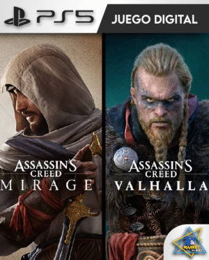 Lote Assassin's Creed Mirage y Assassin's Creed Valhalla Ps5