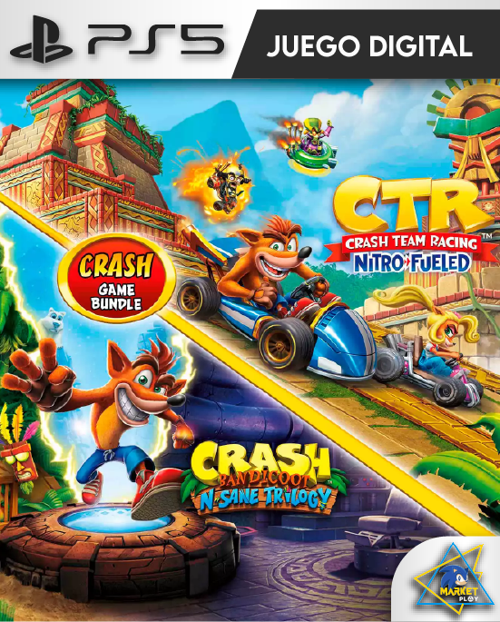 Crash Bandicoot N. Sane Trilogy + CTR Nitro-Fueled Ps5