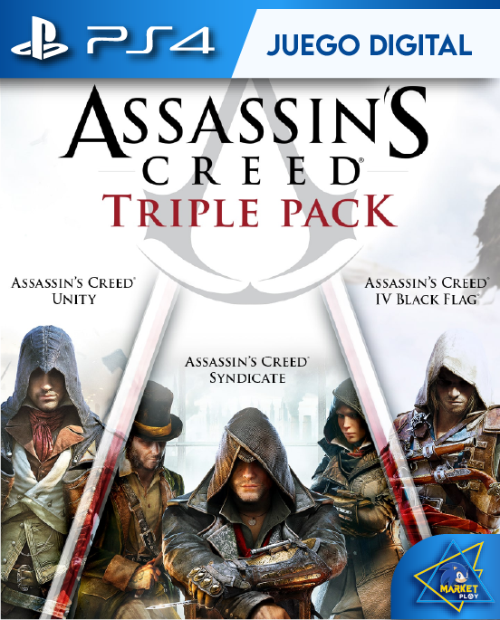 Assassin Creed Triple Pack Ps4